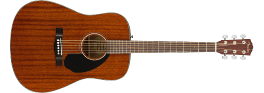 Fender CD-60S Dreadnought Acoustic Guitar All-Mahogany