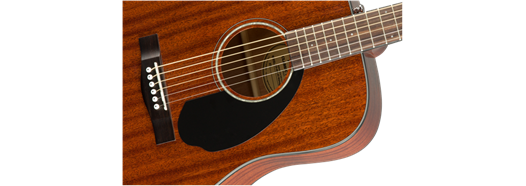 Fender CD-60S Dreadnought Acoustic Guitar All-Mahogany