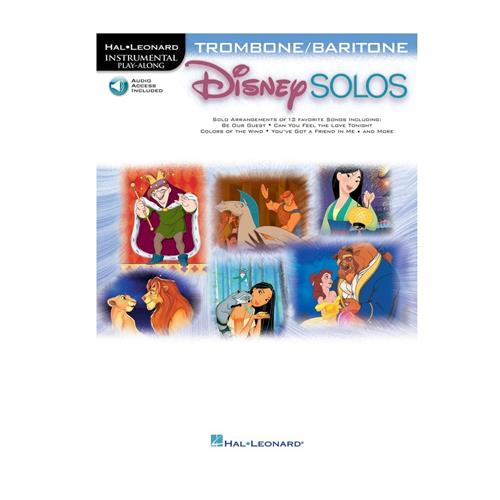 DISNEY SOLOS BK/OLA TROMBONE / BARITONE