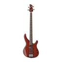 YAMAHA BASS GUITAR EXOTIC WOOD. ROOT BEER