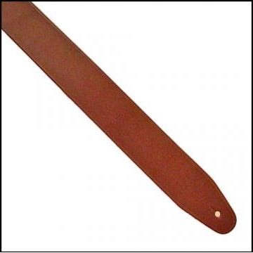 GUITAR STRAP LEATHER HEAVY DUTY BROWN