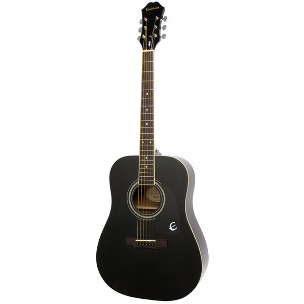 EPIPHONE DR100 ACOUSTIC GUITAR. EBONY BLACK