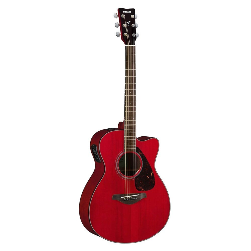 Yamaha FSX800 Acoustic Guitar. Ruby Red