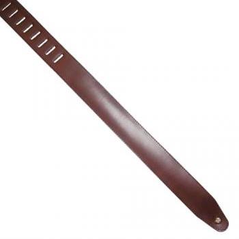 Colonial Leather 2.5" Padded Leather Guitar Strap Brown