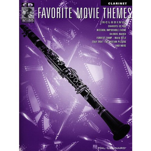 FAVOURITE MOVIE THEMES CLARINET BK/CD