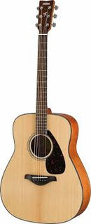 YAMAHA ACOUSTIC GUITAR, SOLID SPRUCE TOP. NATURAL