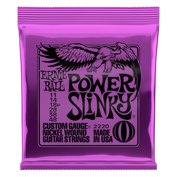 ERNIE BALL POWER SLINKY STRINGS 11-48