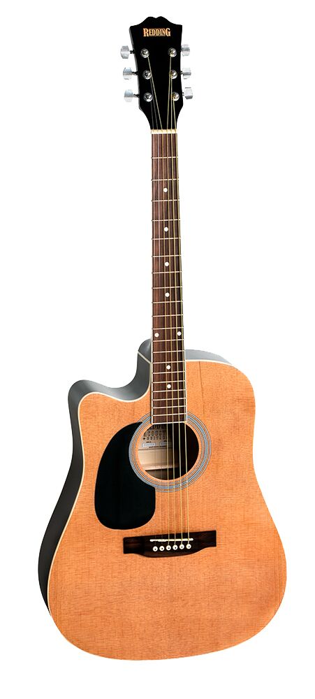 REDDING ACOUSTIC ELECTRIC GUITAR LEFT HANDED