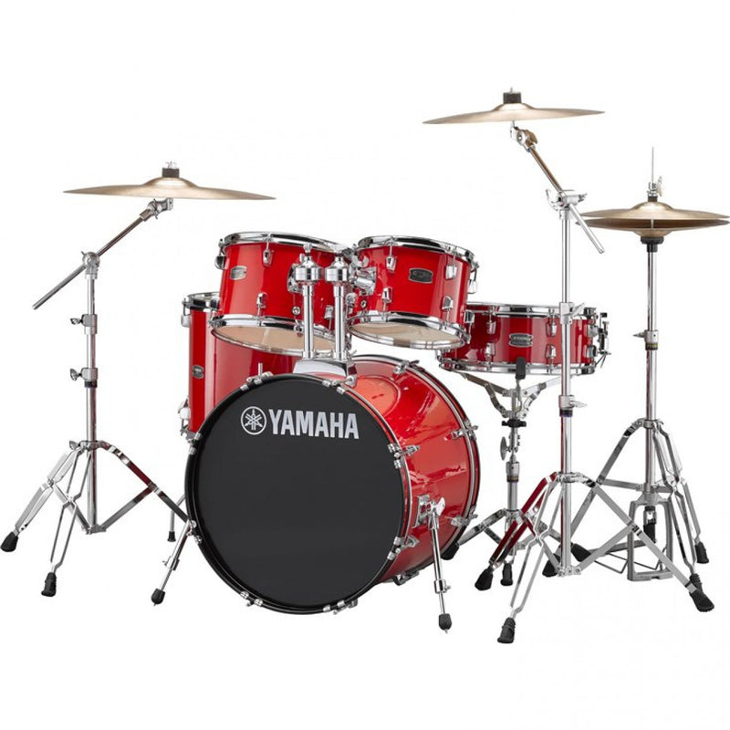 YAMAHA RYDEEN DRUM KIT EURO WITH CYMBALS. RACE RED
