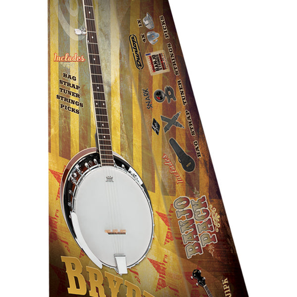 BRYDEN 5 STRING BANJO PACK Music Mart