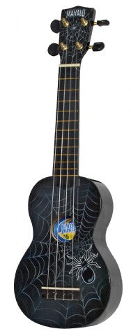 Mahalo Art Series Soprano Ukulele - Spider & Web